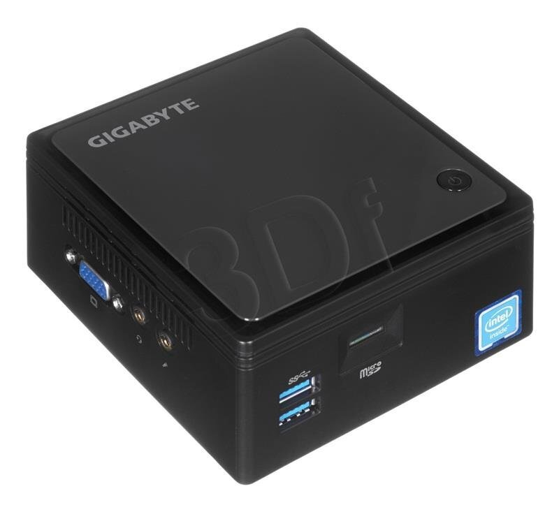 Gigabyte BRIX GB-BACE-3160, J3160 2.24 GHz, DDR3L-1600, HDMI, USB 3.0, microSD hind ja info | Lauaarvutid | hansapost.ee