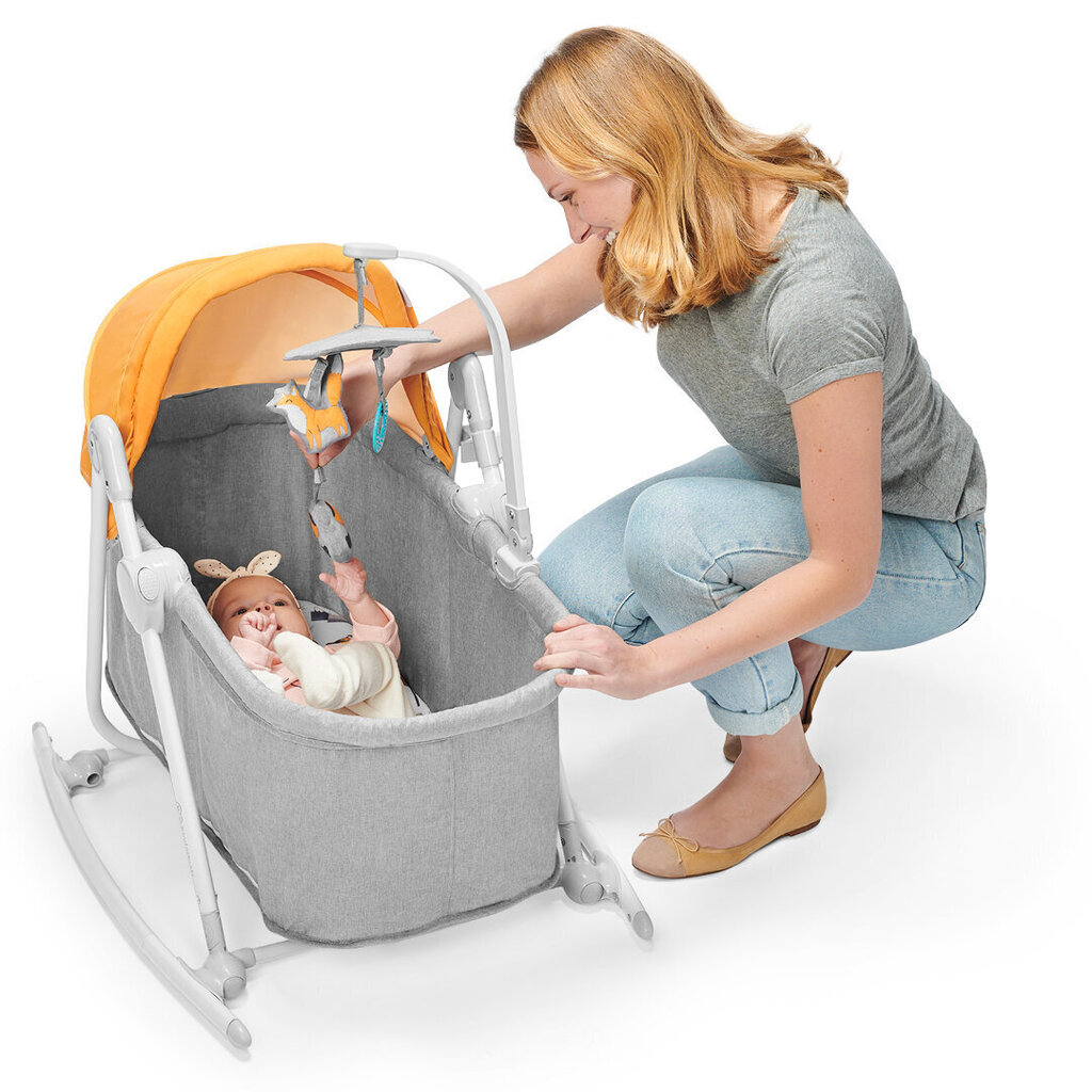 KINDERKRAFT lamamistool - kiik 5in1 Nola, hall hind ja info | Beebi lamamistoolid | hansapost.ee