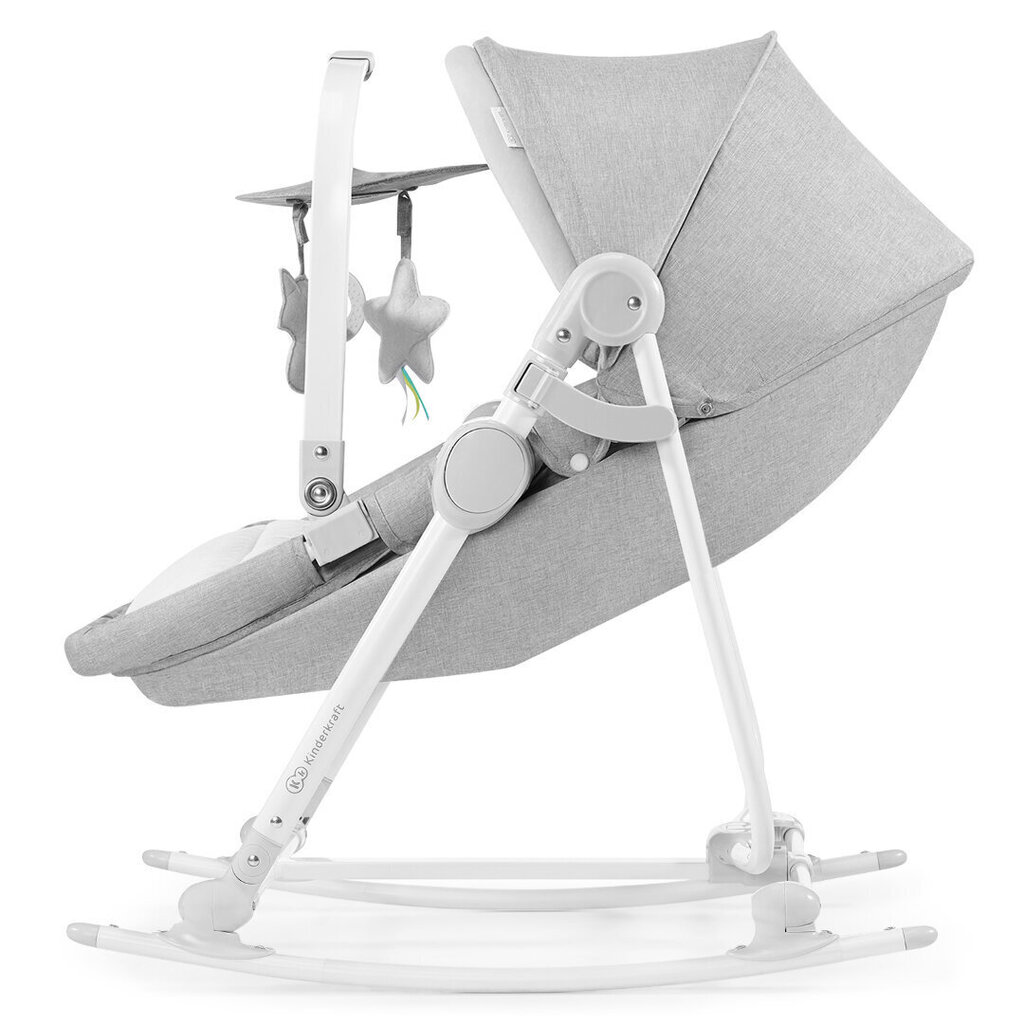 KINDERKRAFT lamamistool - kiik 5in1 Nola, hall hind ja info | Beebi lamamistoolid | hansapost.ee