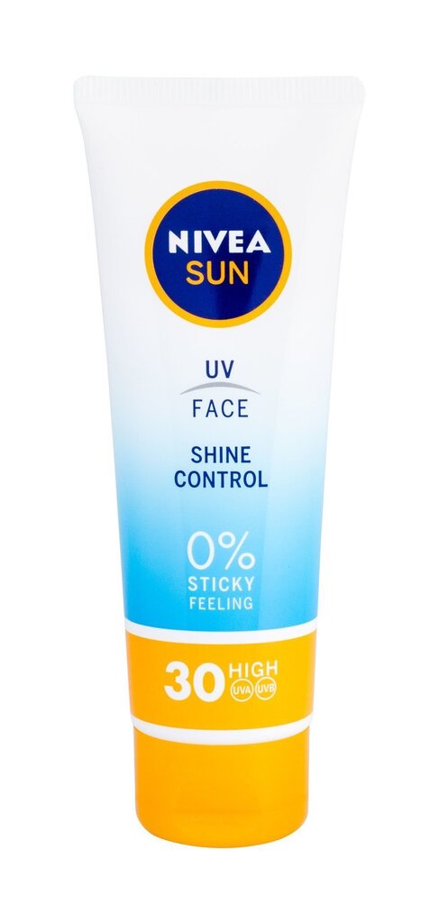 Nivea Sun UV Face Shine Control päikesekaitse näole 50 ml цена и информация | Päikesekaitse ja päevitusjärgsed kreemid | hansapost.ee