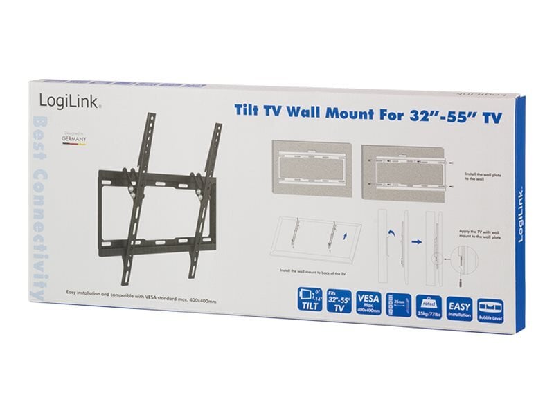 Teleri seinakinnitus, Logilink BP0012, (32-55), 35kg hind ja info | Teleri seinakinnitused ja hoidjad | hansapost.ee