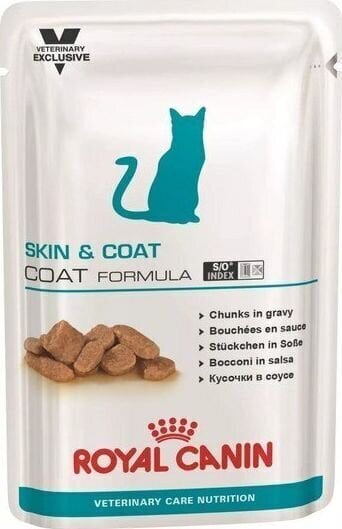 Konservid kassidele Royal Canin Skin & Coat, 12x85 g цена и информация | Kassi kuivtoit ja kassikrõbinad | hansapost.ee