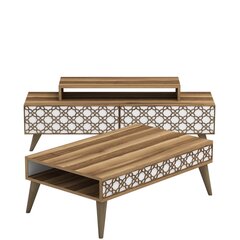 Комплект мебели для гостиной Kalune Design 845(XVII), коричневый цена и информация | Секции | hansapost.ee