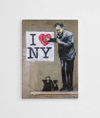 Reproduktsioon I love NY hind ja info | Seinapildid | hansapost.ee