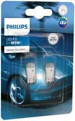 Philips W5W - T10 12V Ultinon Pro3000 SI LED 6000K pirnid, 2 tk. цена и информация | Автомобильная ксеноновая лампа D2R 6000К (Китай) | hansapost.ee