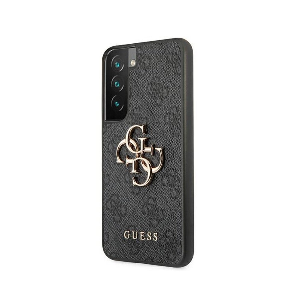 Guess case for Samsung Galaxy S22 GUHCS22S4GMGGR hard case grey 4G Big Metal Logo цена и информация | Telefonide kaitsekaaned ja -ümbrised | hansapost.ee