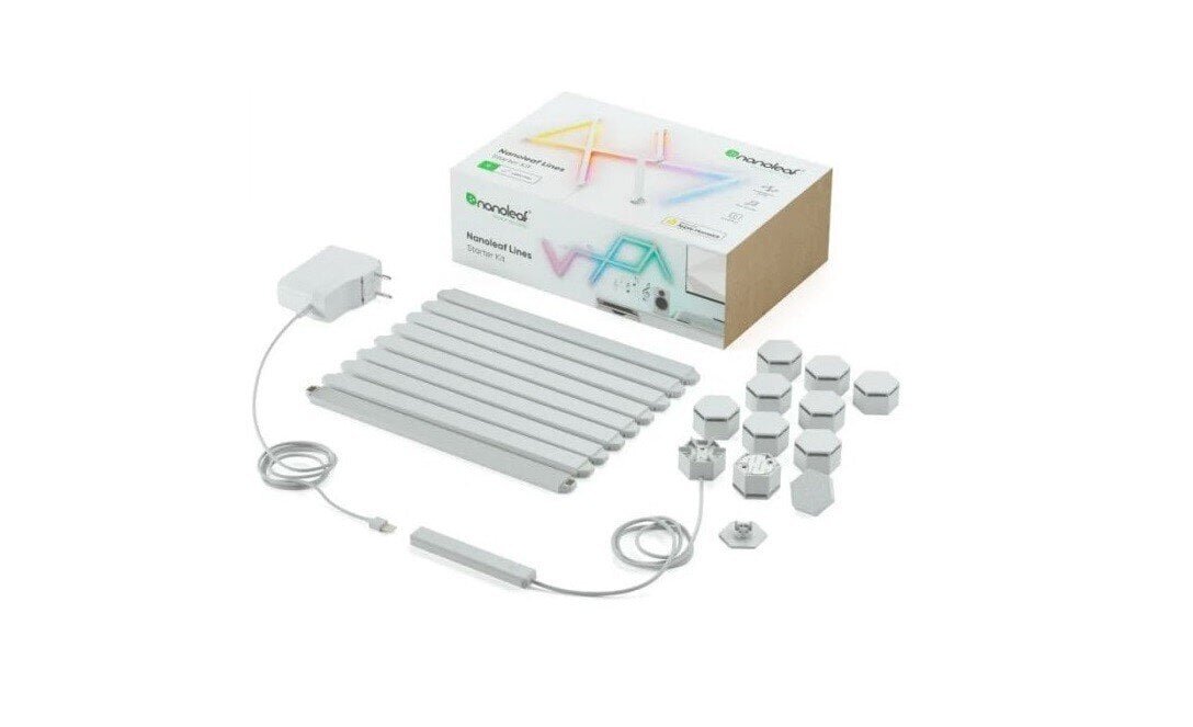 Nanoleaf Lines Starter Kit (9 paneeli) price and information | Valgusribad ja LED ribad | hansapost.ee