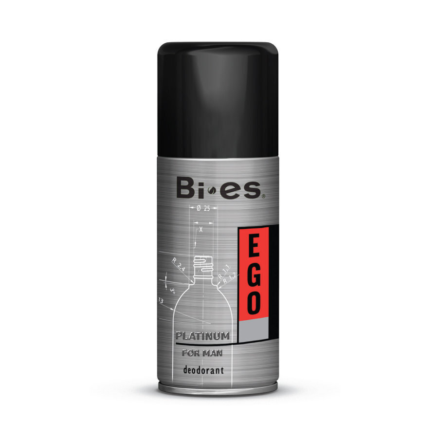 Deodorant Bi-es Ego Platinum meestele, 150 ml hind ja info | Deodorandid | hansapost.ee