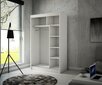 Riidekapp Adrk Furniture Karen 120 cm, tamm/must цена и информация | Kapid | hansapost.ee