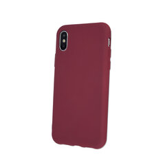 Silicon case, telefonile Oppo Find X3 / X3 Pro, tumepunane hind ja info | Telefonide kaitsekaaned ja -ümbrised | hansapost.ee