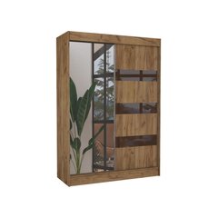 Riidekapp Adrk Furniture Toura 150 cm, pruun цена и информация | Шкафы | hansapost.ee