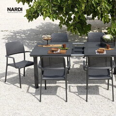 Садовый стул Nardi Bora, темно-серый цена и информация |  Садовые стулья, кресла, пуфы | hansapost.ee