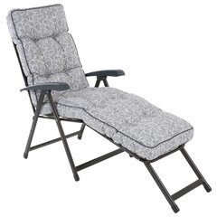 Шезлонг Patio Lena Lounger A079-06PB, серый цена и информация | Лежаки | hansapost.ee