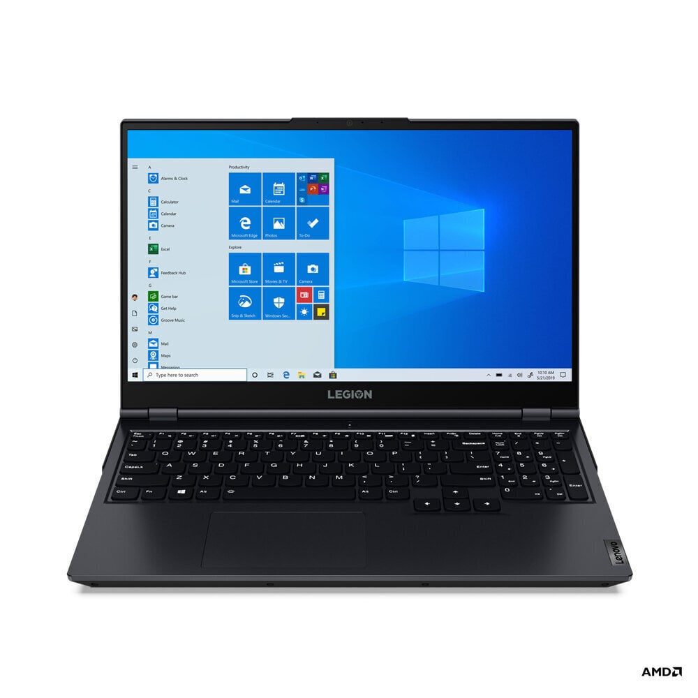 15.6" Lenovo Legion 5 Portatīvais dators FHD IPS 300nits AG 165Hz 16GB DDR4 3200 SSD512 GeForce RTX 3050 4GB LAN NoOS Phantom Blue/ Shadow Black hind ja info | Sülearvutid | hansapost.ee