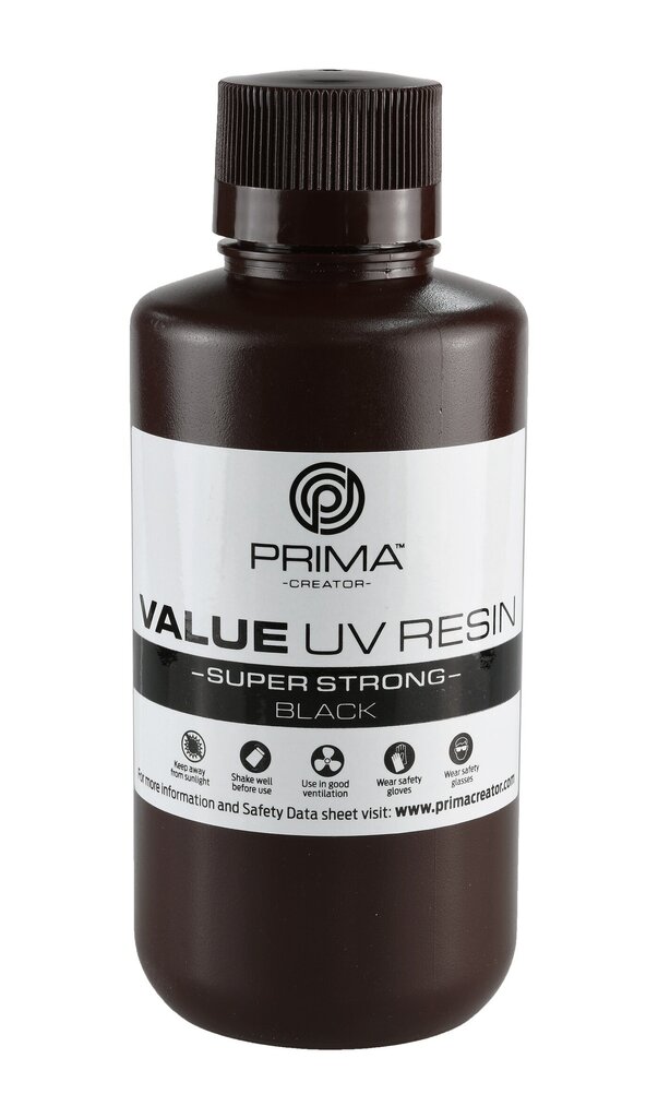 PrimaCreator Super Strong UV-resiin, 500ml, must hind ja info | Printeritarvikud | hansapost.ee