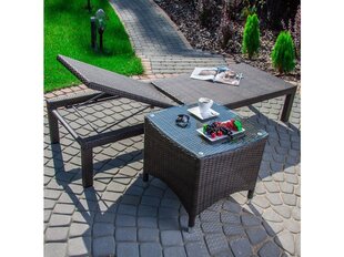 Lamamistool Patio Pierre, pruun price and information | Tanning beds | hansapost.ee