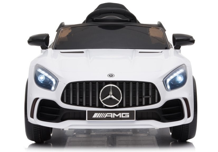 Elektriauto Mercedes AMG GT R, valge цена и информация | Laste elektriautod | hansapost.ee