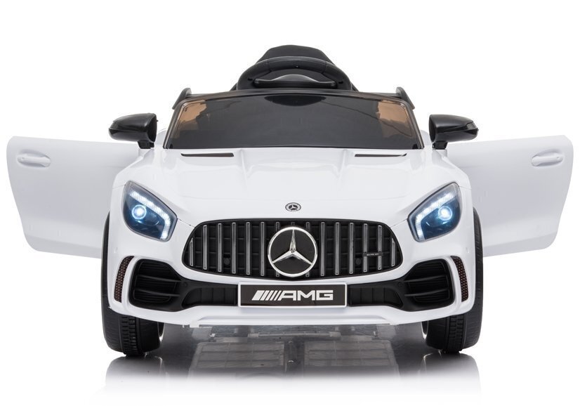 Elektriauto Mercedes AMG GT R, valge цена и информация | Laste elektriautod | hansapost.ee