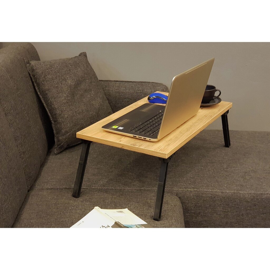 Sülearvuti laud Kalune Design 869 (I), helepruun hind ja info | Arvutilauad, kirjutuslauad | hansapost.ee