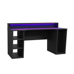 Стол для компьютерных игр Forte Tezaur TZRB216B3-Z113, черный цена и информация | Компьютерные, письменные столы | hansapost.ee