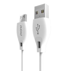 Кабель Dudao micro USB 2.4A 1 м, белый (L4M) цена и информация | Borofone 43757-uniw | hansapost.ee
