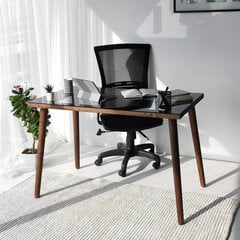 Письменный стол Kalune Design Cozy, коричневый цена и информация | Детские письменные столы | hansapost.ee