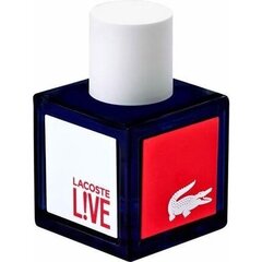 Tualettvesi Lacoste Live Pour Homme EDT meestele 40 ml hind ja info | Lacoste Parfüümid, lõhnad ja kosmeetika | hansapost.ee
