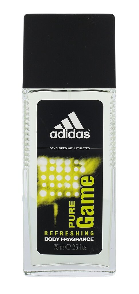 Spreideodorant Adidas Pure Game meestele 75 ml цена и информация | Dušigeelid ja deodorandid meestele | hansapost.ee
