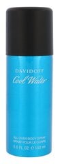 Spreideodorant Davidoff Cool Water meestele 150 ml hind ja info | Davidoff Parfüümid, lõhnad ja kosmeetika | hansapost.ee