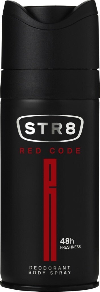 Spreideodorant STR8 Red Code meestele 150 ml hind ja info | Dušigeelid ja deodorandid meestele | hansapost.ee