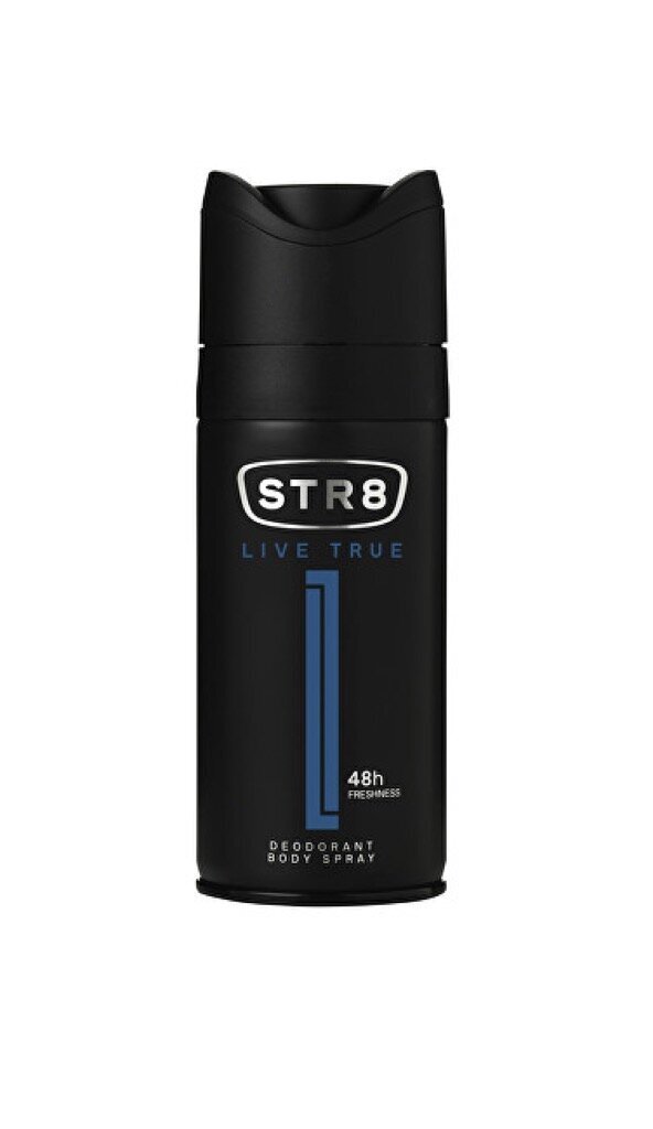 Spreideodorant meestele STR8 Live True 150 ml hind ja info | Dušigeelid ja deodorandid meestele | hansapost.ee