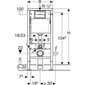 Geberit WC varjatud raam Duofix Basic hind ja info | WC-poti lisatarvikud | hansapost.ee