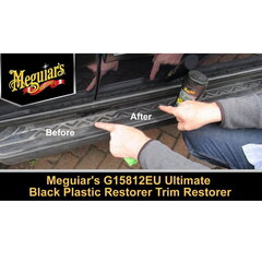 Meguiars G15812EU Ultimate Black Plastic Restorer Trim kaitsekate, 355 ml hind ja info | Autokeemia | hansapost.ee