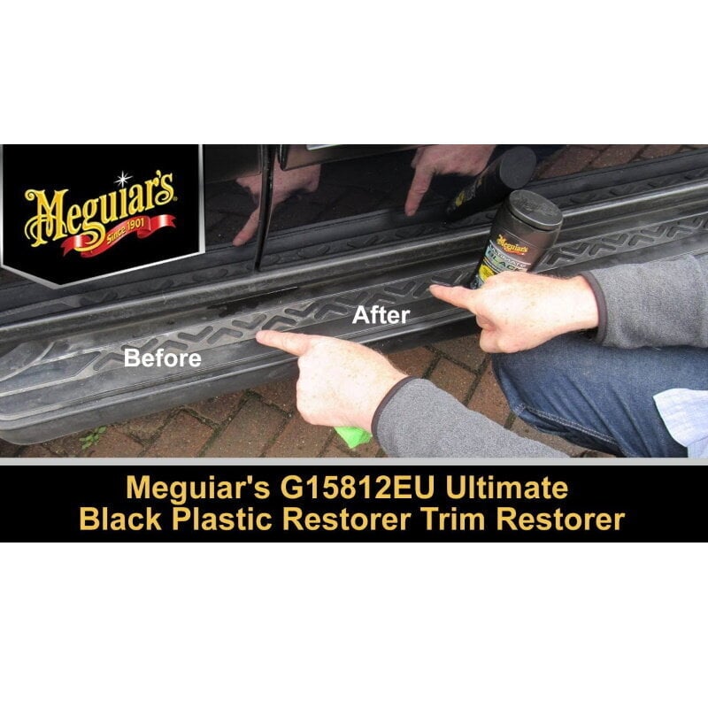 Meguiars G15812EU Ultimate Black Plastic Restorer Trim kaitsekate, 355 ml цена и информация | Autokeemia | hansapost.ee