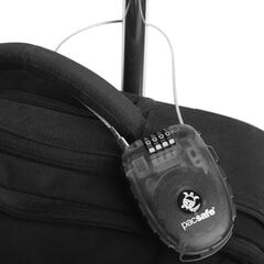 Гибкий замок Pacsafe Retractasafe 250 4-dial retractable cable lock цена и информация | Чемоданы, дорожные сумки  | hansapost.ee