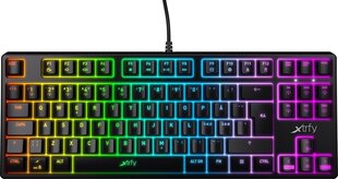 Механическая клавиатура, Xtrfy K4 TKL RGB, Чёрная, US цена и информация | Клавиатуры | hansapost.ee