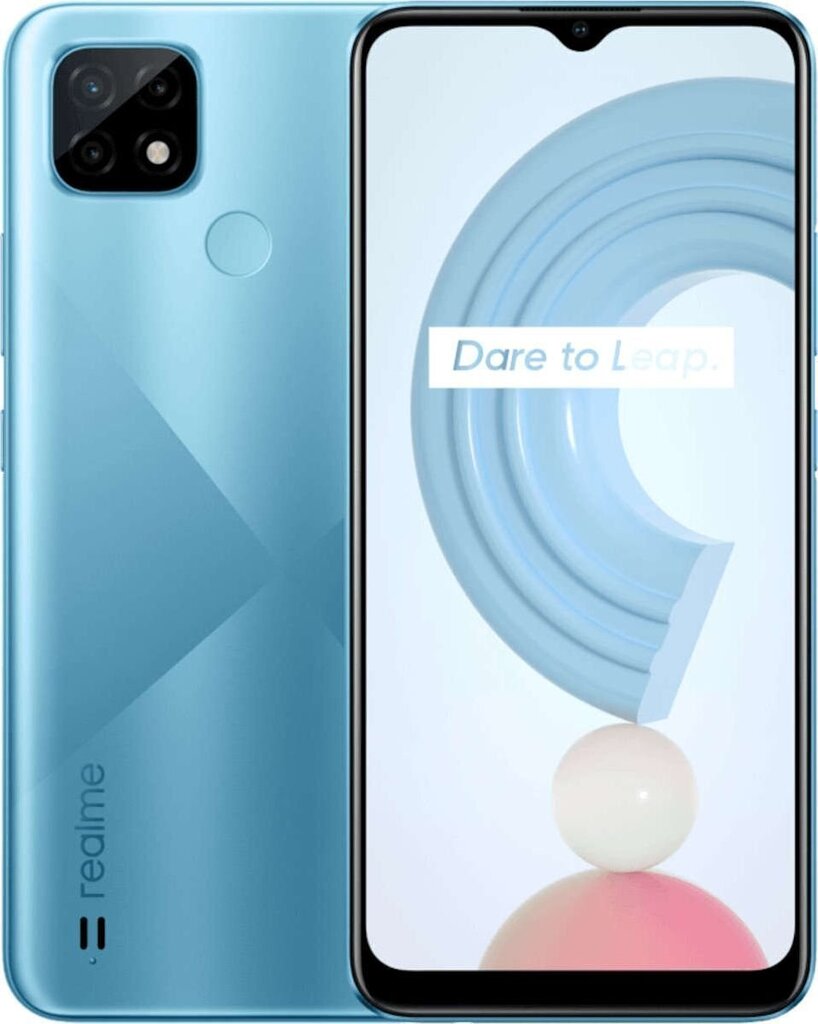 Realme C21, 32 GB, Dual SIM, Blue цена и информация | Telefonid | hansapost.ee