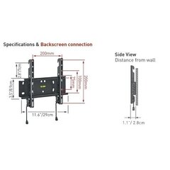 BARKAN LCD seinakinnitus fix 24-37inch m hind ja info | Barkan Mobiiltelefonid, fotokaamerad, nutiseadmed | hansapost.ee