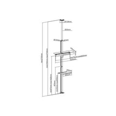 Statiiv-alus Techly TV LED / LCD 37-70 