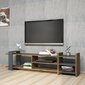 TV laud Kalune Design Zeyna, pruun/hall цена и информация | Televiisori alused | hansapost.ee