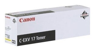 Canon Toner C-EXV 17 Yellow (0259B002), цена и информация | Картридж Actis KH-653CR | hansapost.ee