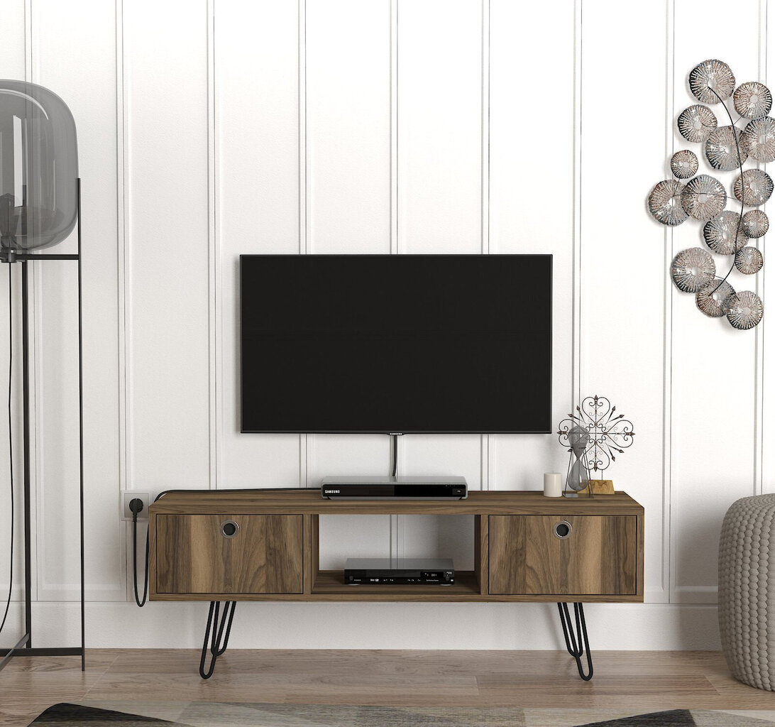 TV-laud Kalune Design 756, pruun цена и информация | Televiisori alused | hansapost.ee