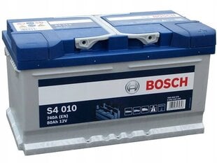 Аккумулятор Bosch 80Ah 740A S4010 цена и информация | Аккумуляторы | hansapost.ee
