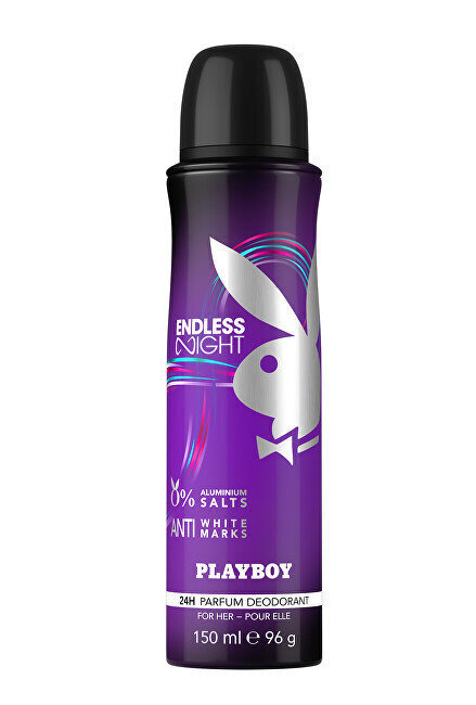 Spreideodorant Playboy Endless Night For Her 150 ml цена и информация | Dušigeelid ja deodorandid naistele | hansapost.ee