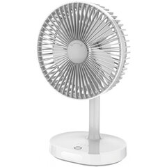 Platinet ventilaator akuga 3000mAh, valge/hall (45242) hind ja info | Platinet Remondikaubad, sanitaartehnika ja kütteseadmed | hansapost.ee