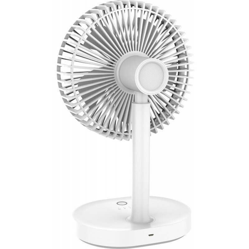 Platinet ventilaator akuga 3000mAh, valge/hall (45242) hind ja info | Ventilaatorid | hansapost.ee