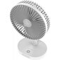 Platinet ventilaator akuga 3000mAh, valge/hall (45242) hind ja info | Ventilaatorid | hansapost.ee