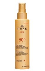 Päikesekaitsesprei näole ja kehale Nuxe Sun SPF50 150 ml hind ja info | Päikesekaitse ja päevitusjärgsed kreemid | hansapost.ee