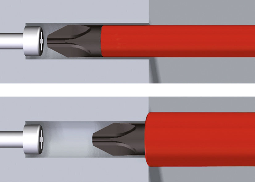 Kruvikeerajate komplekt WIHA SoftFinish elektrikutele (2 tükki), lapik tera hind ja info | Käsitööriistad | hansapost.ee