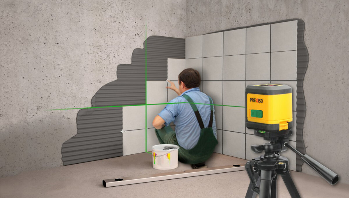 Ristjoonlaser, roheline joon Prexiso PLC10G (20 m) цена и информация | Käsitööriistad | hansapost.ee